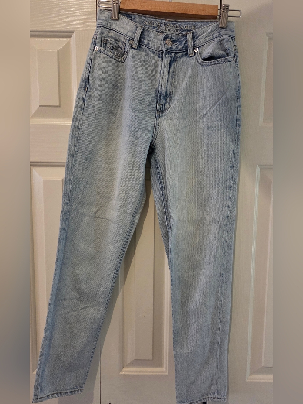 American Eagle Outfitters High-Rise Light Wash Jeans